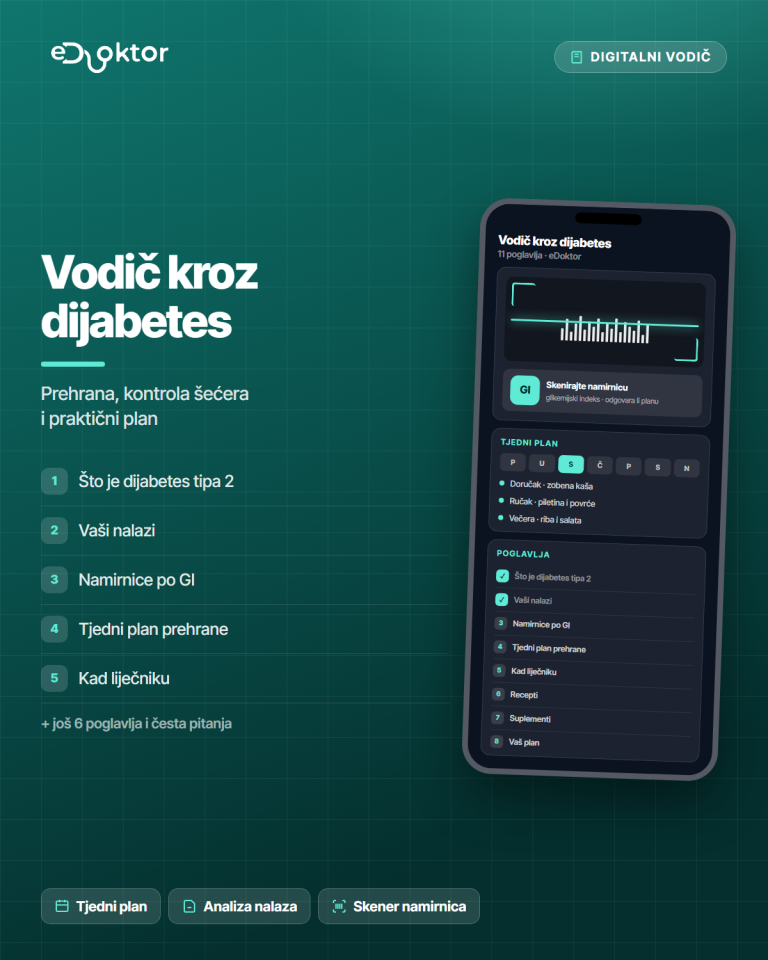 Digitalni vodic eDoktor - dijabetes